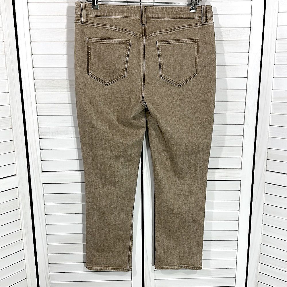 Lands End Jeans 14P Tan Brown Denim NWOT - Picture 9 of 12